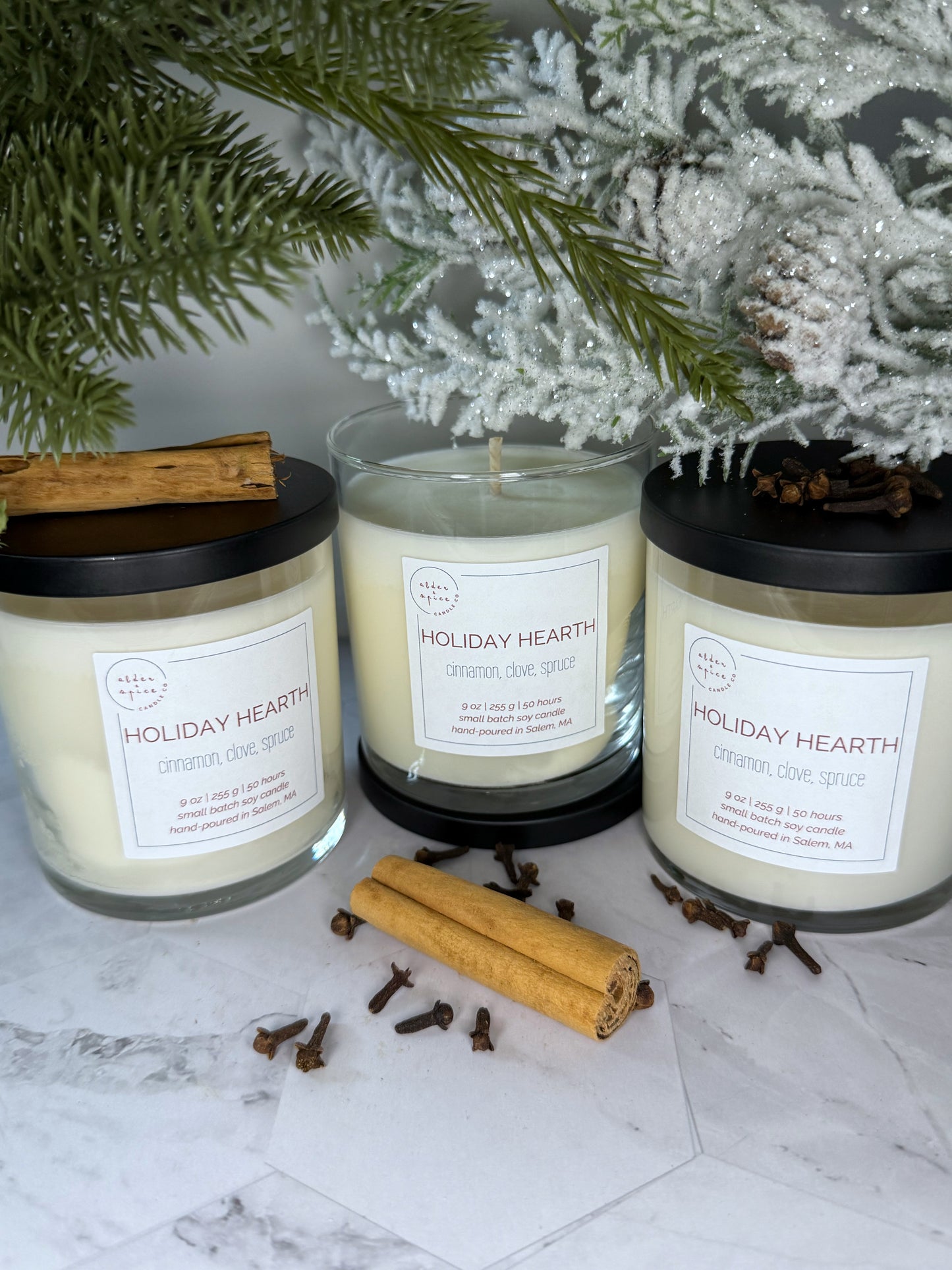 Holiday Hearth (Clear Jar)